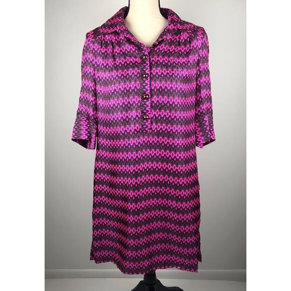 Milly Of NY Silk Dress Size 6 - Picture 3 of 9